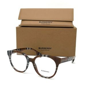 BURBERRY JACQUELINE BE2356 3967 Check Brown / Demo Lens 51 Eyeglasses